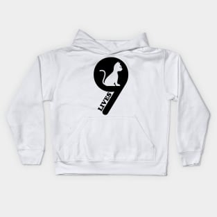 Nine Lives Cat - 01 Kids Hoodie